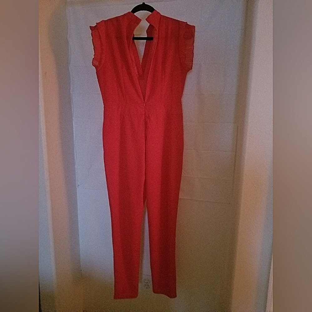 ChicMe Red Jumpsuit